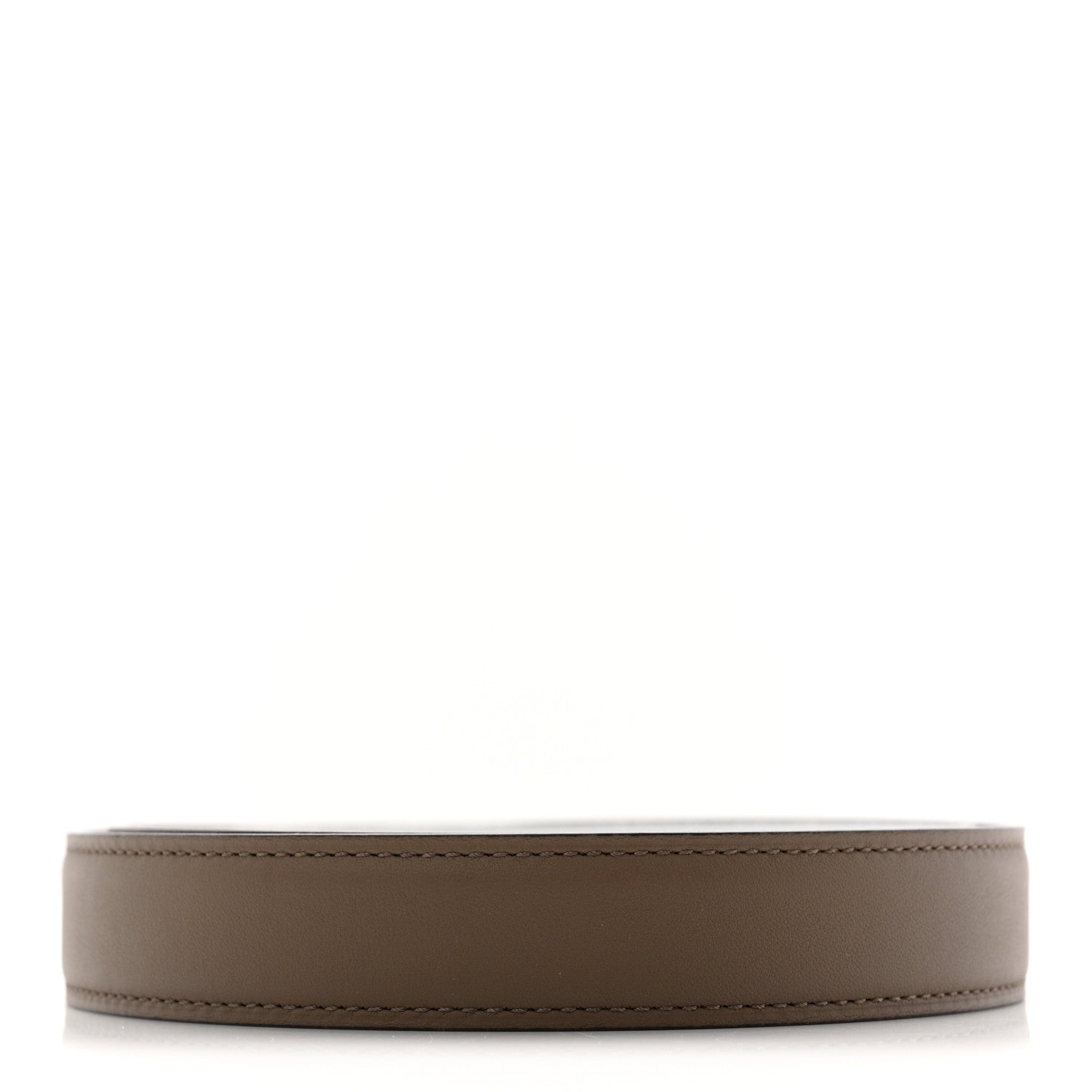 Hermes Epsom Swift 24mm Belt Strap  85 34 White Etoupe 2 of 7