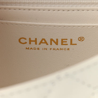 Chanel Aged Calfskin Quilted 2.55 Reissue Mini Flap White 6 of 11