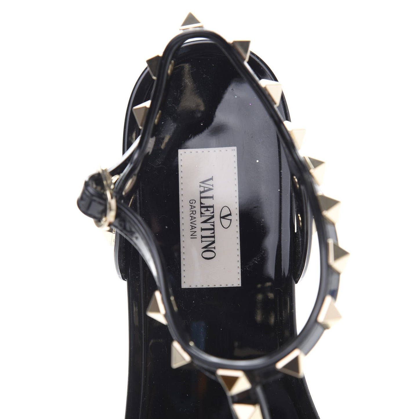 PVC Jelly Rockstud Caged Sandals 39 Black