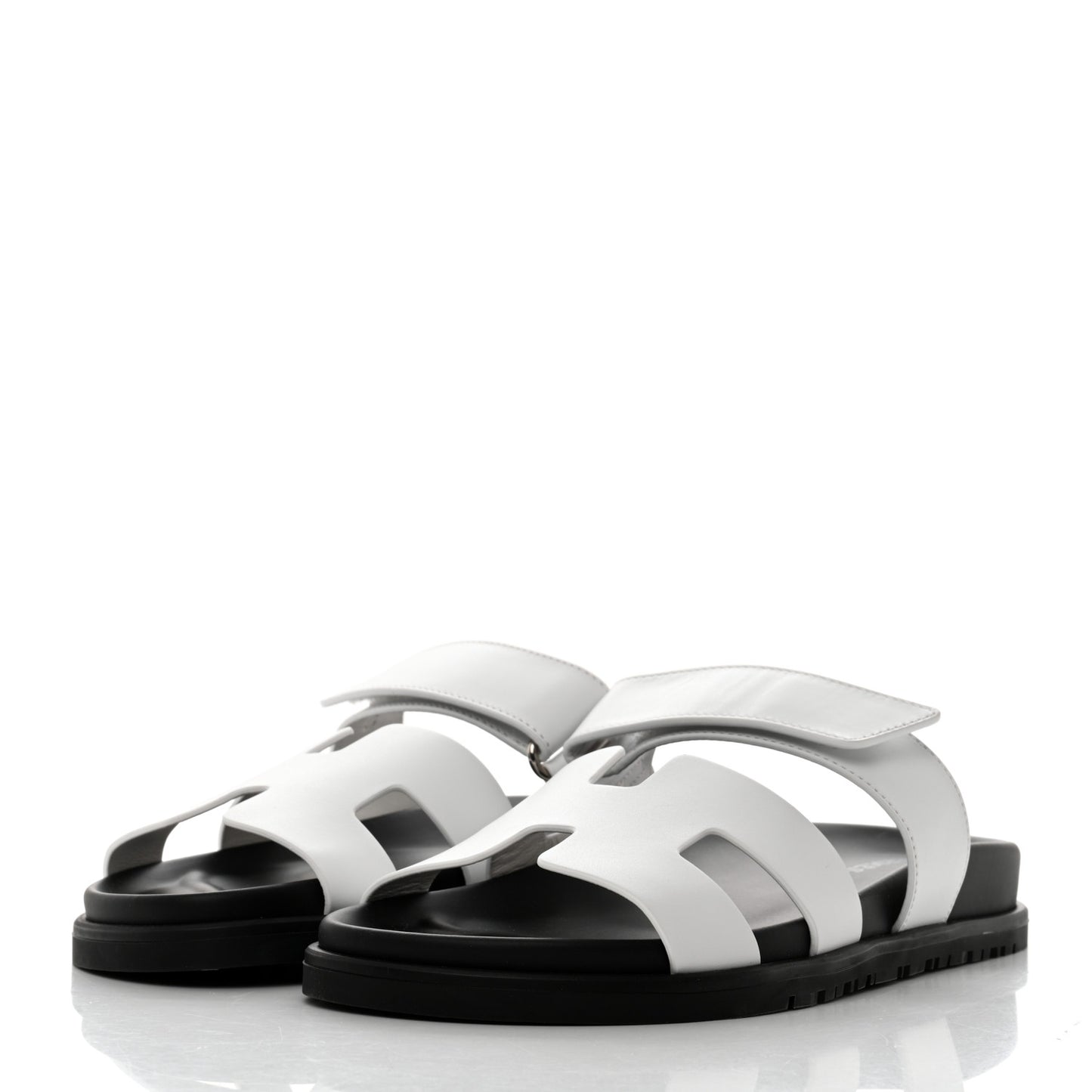 Calfskin Womens Chypre Sandals 37 White