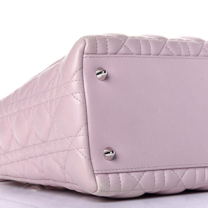 Christian Dior Lambskin Cannage Medium Lady Dior Light Pink 8 of 10
