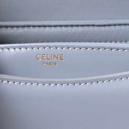 Celine Shiny Calfskin Teen Besace Blue Grey 6 of 9