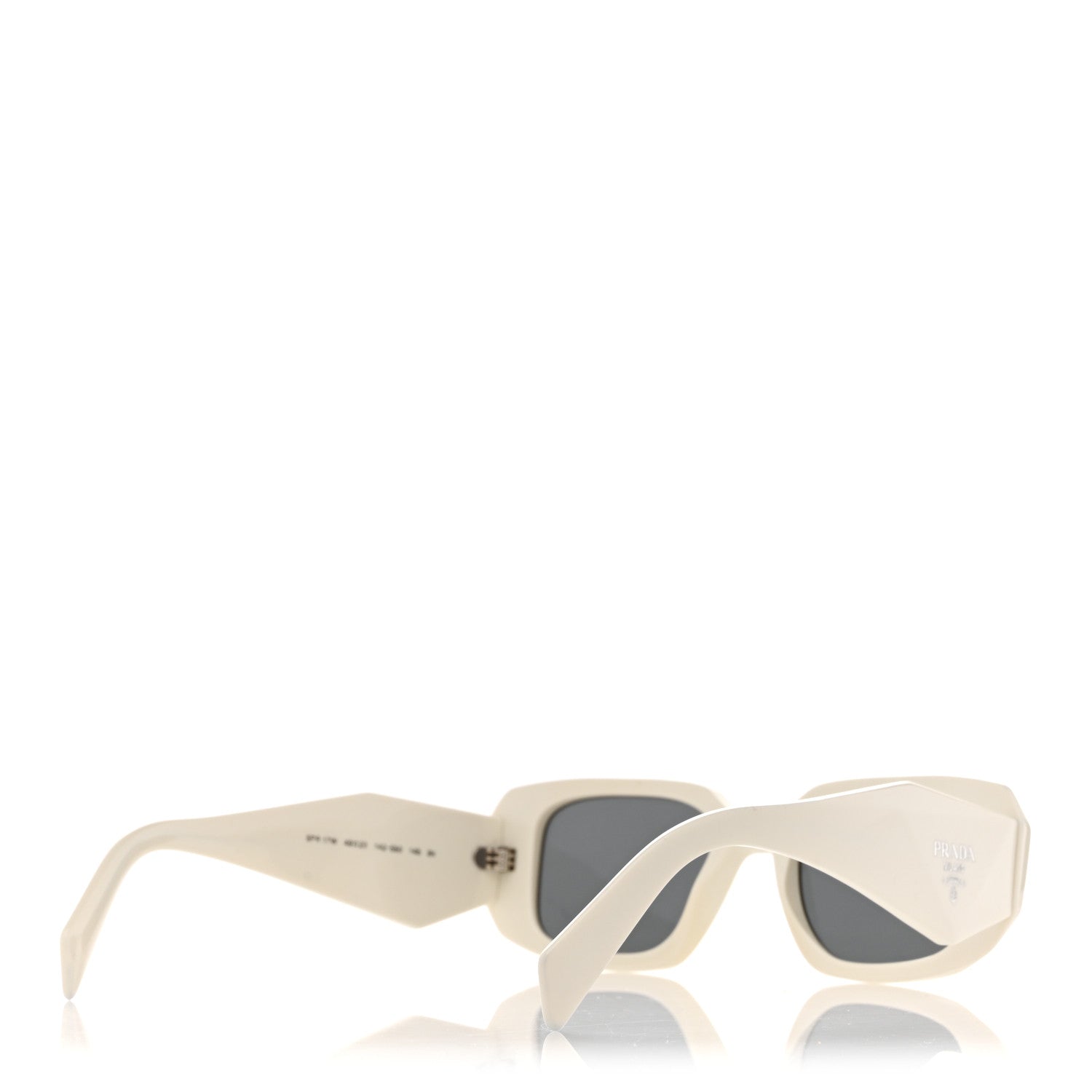 Prada Acetate Symbole Sunglasses SPR 17W White 4 of 8