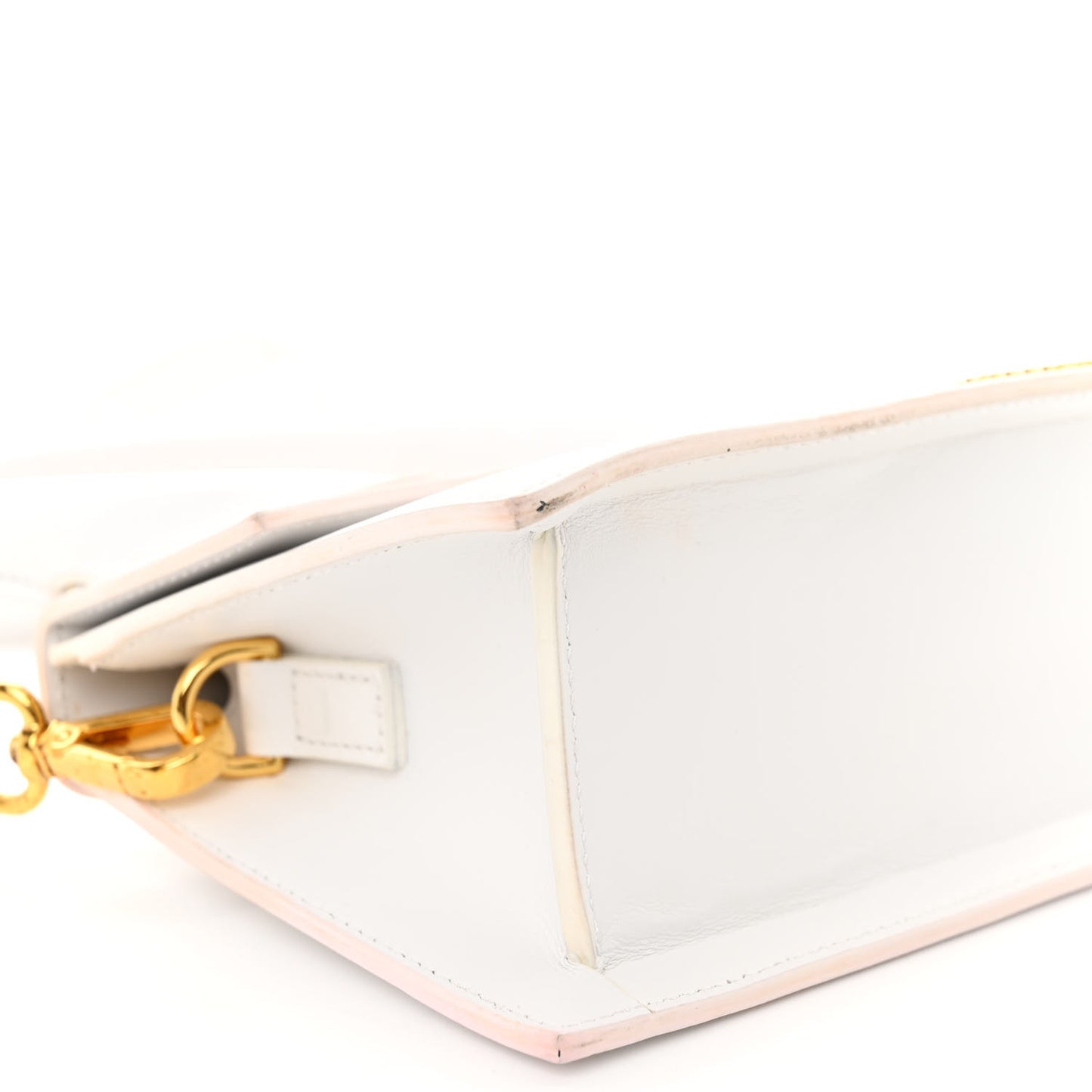 Smooth Calfskin Le Chiquito Moyen White