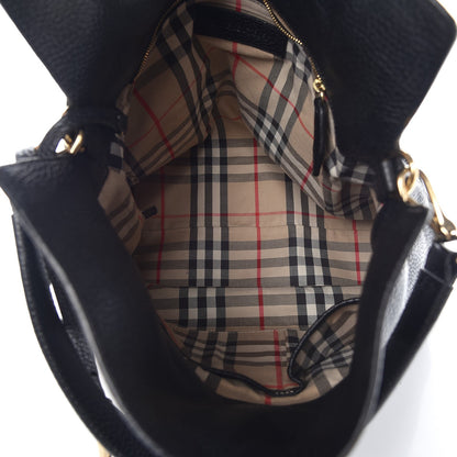 Burberry London Grainy Calfskin Medium Cale Hobo Black 5 of 13