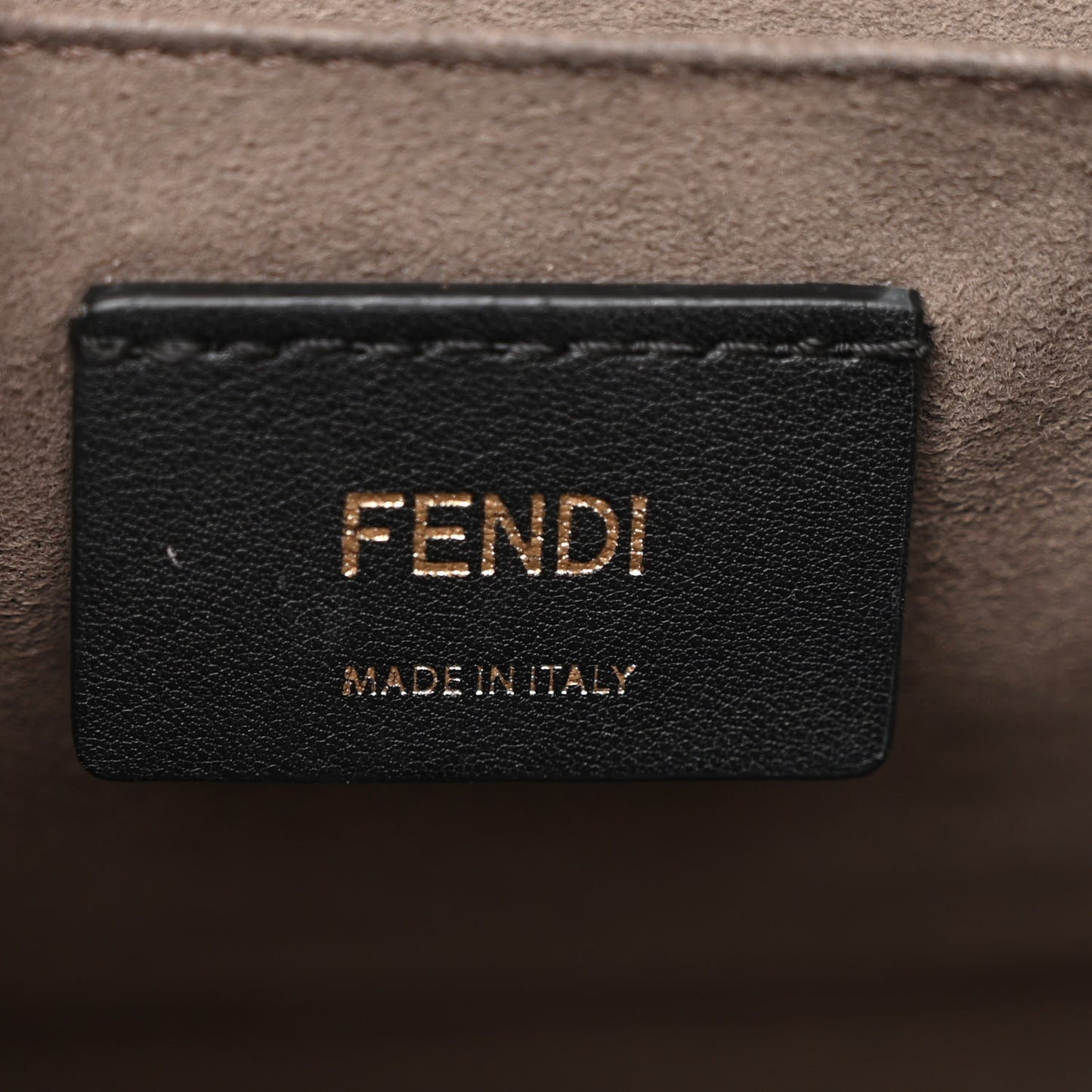 Vitello Century F is Fendi FF Embossed Kan I Shoulder Bag Orzo Tobacco