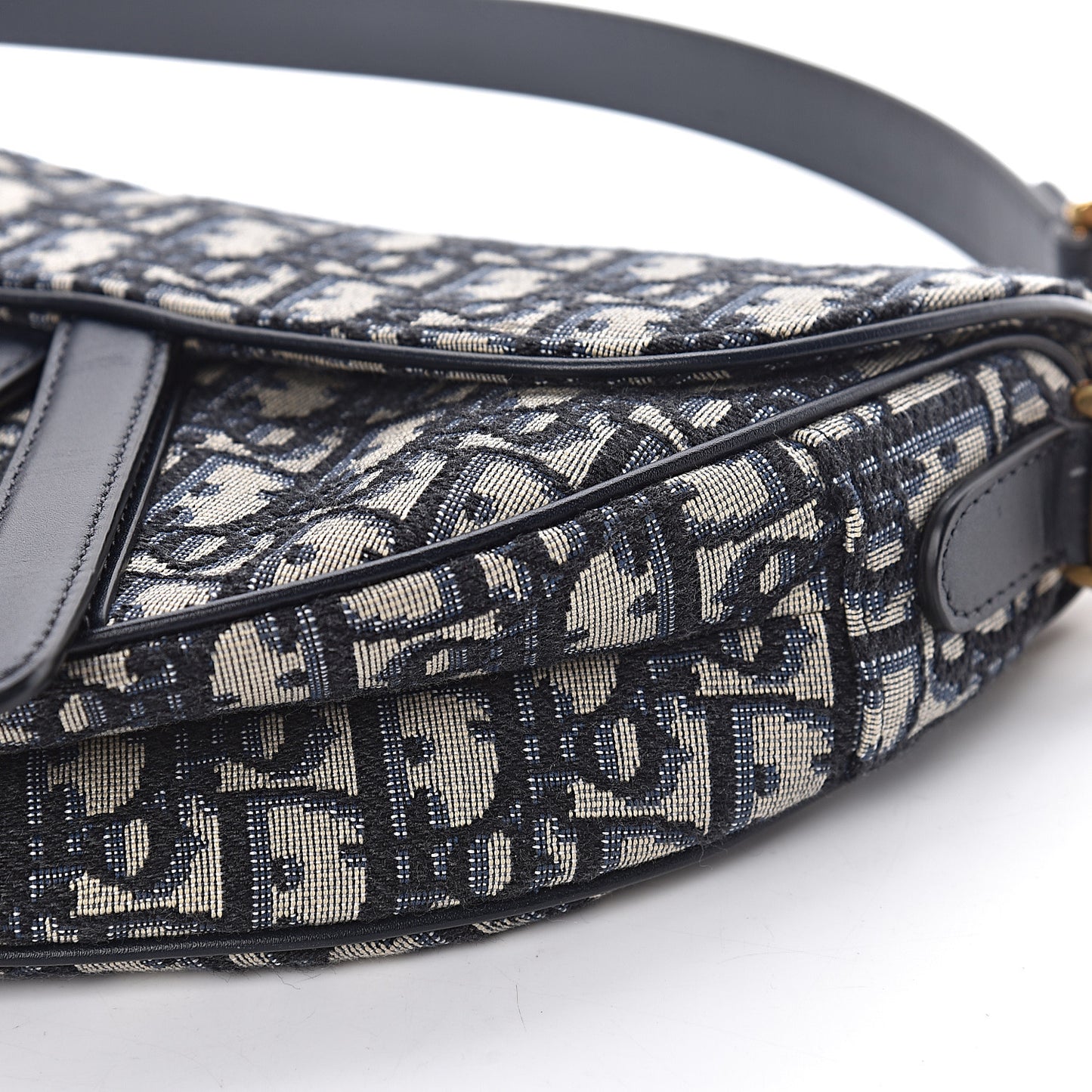 Oblique Saddle Bag Blue