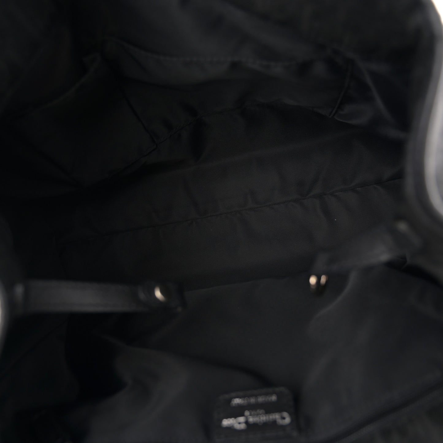 Nylon Monogram Medium Lovely Tote Black