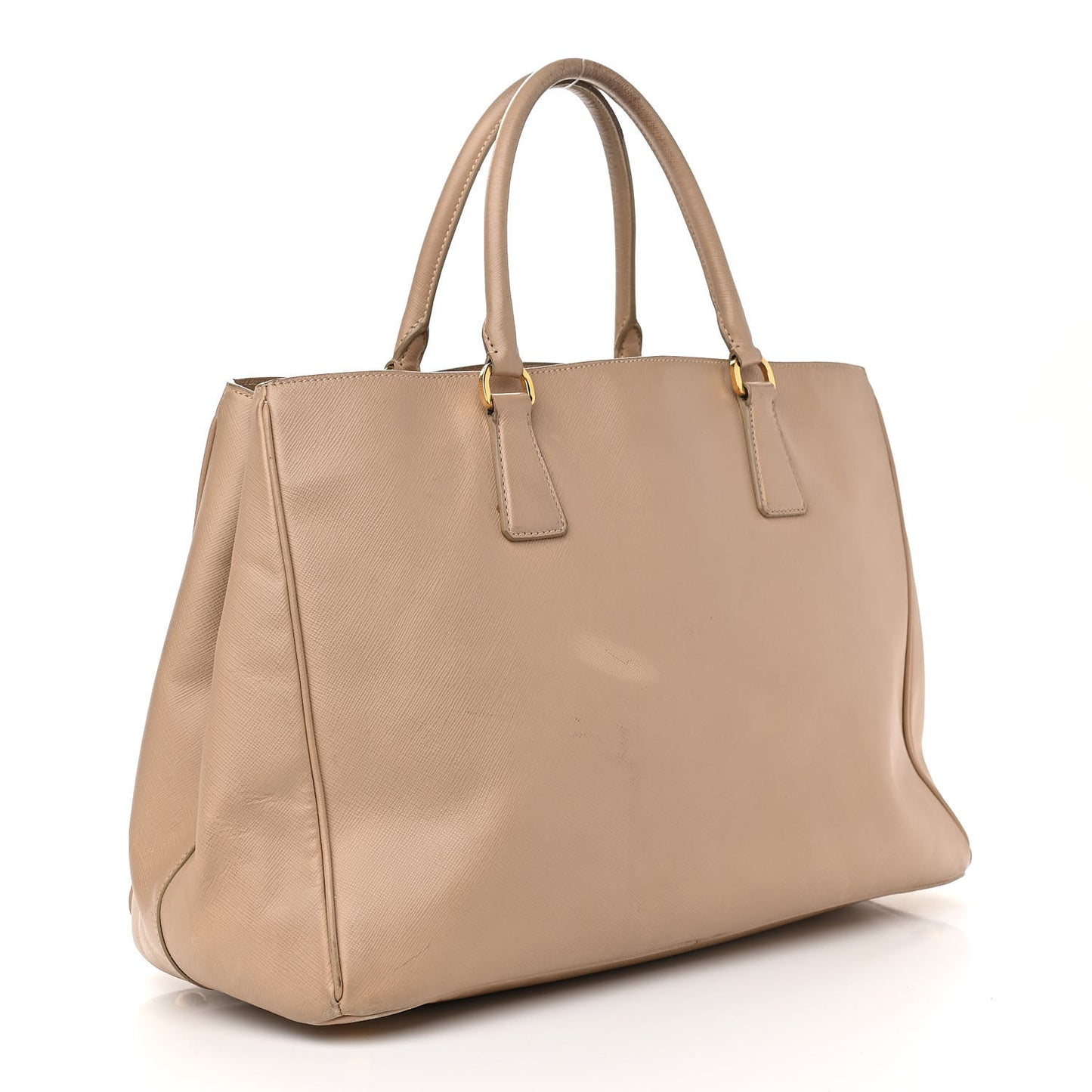 Saffiano Lux Medium Tote Cammeo