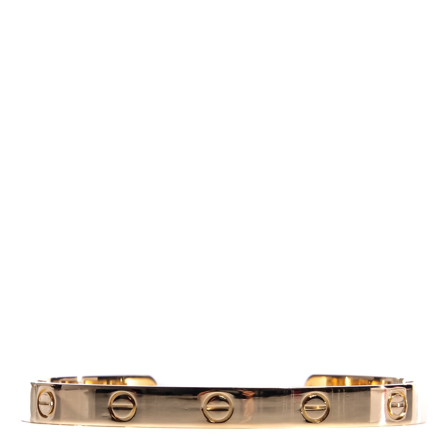 18K Pink Gold LOVE Cuff Bracelet 18