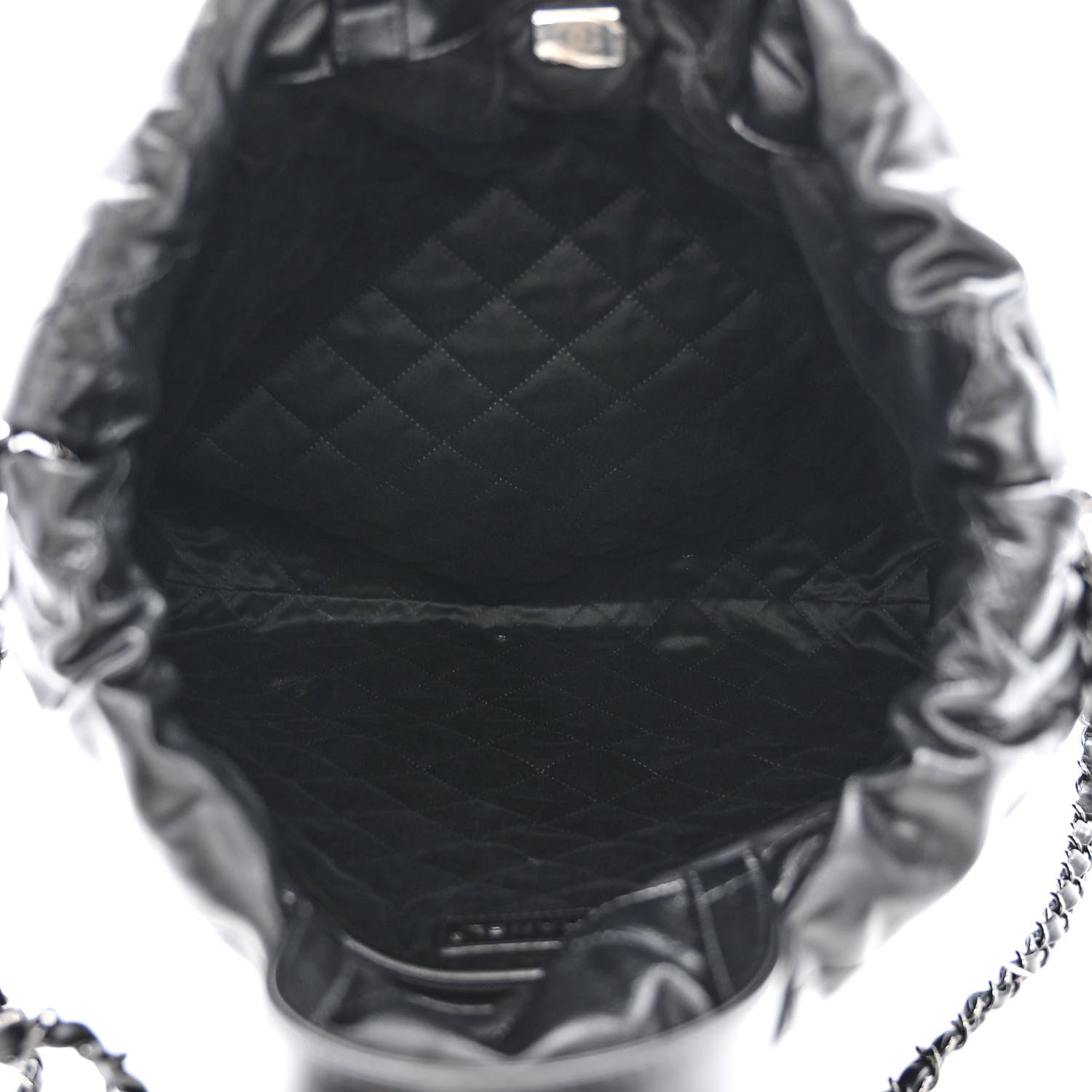 Chanel Shiny Calfskin Quilted Chanel 22 Backpack So Black 5 of 10