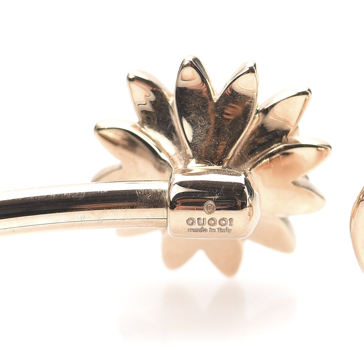 Gucci 18K Rose Gold Diamond Flora Bracelet 4 of 5