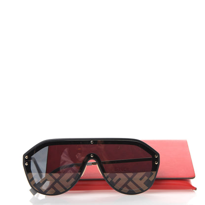 Fendi FF Fabulous Shield Sunglasses FF M0039/G/S Black 7 of 7