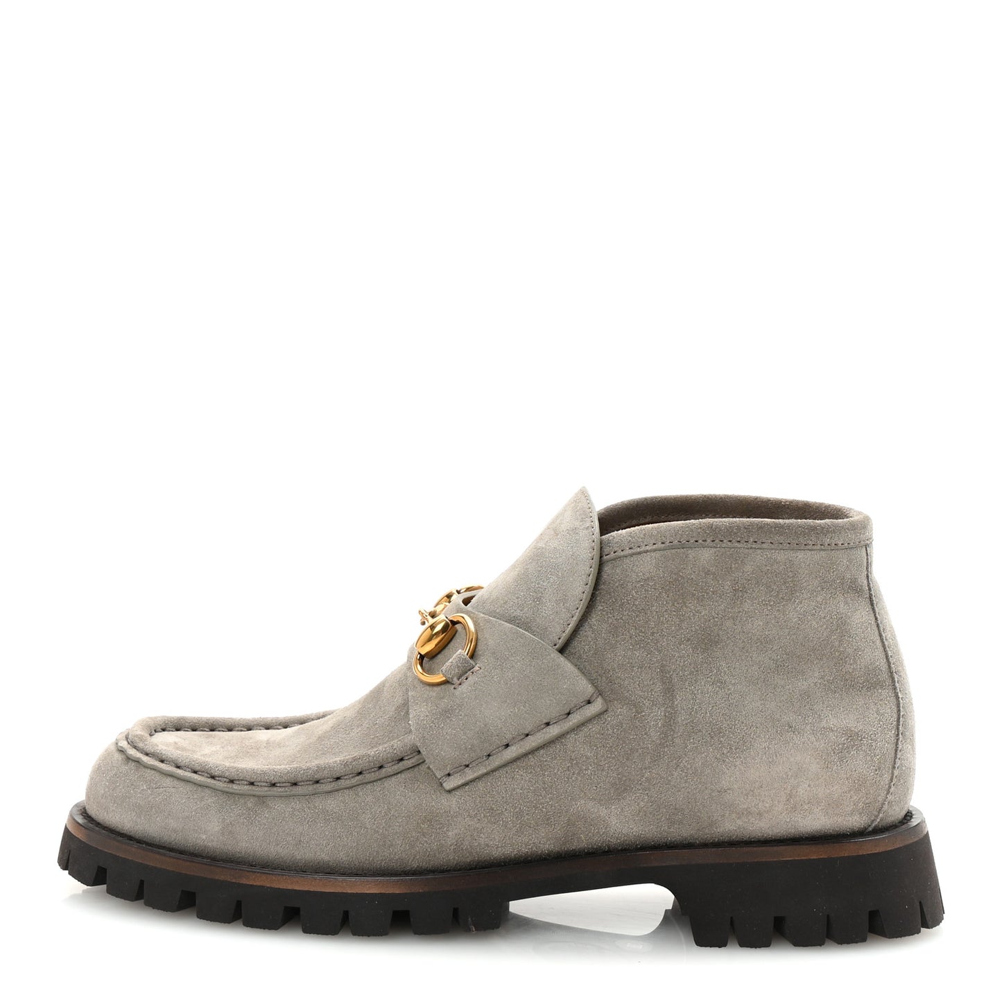 Suede Horsebit Ankle Boots 38 New Fango