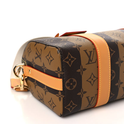 Louis Vuitton X NIGO Reverse Monogram Stripes City Keepall Bandouliere Brown 7 of 9
