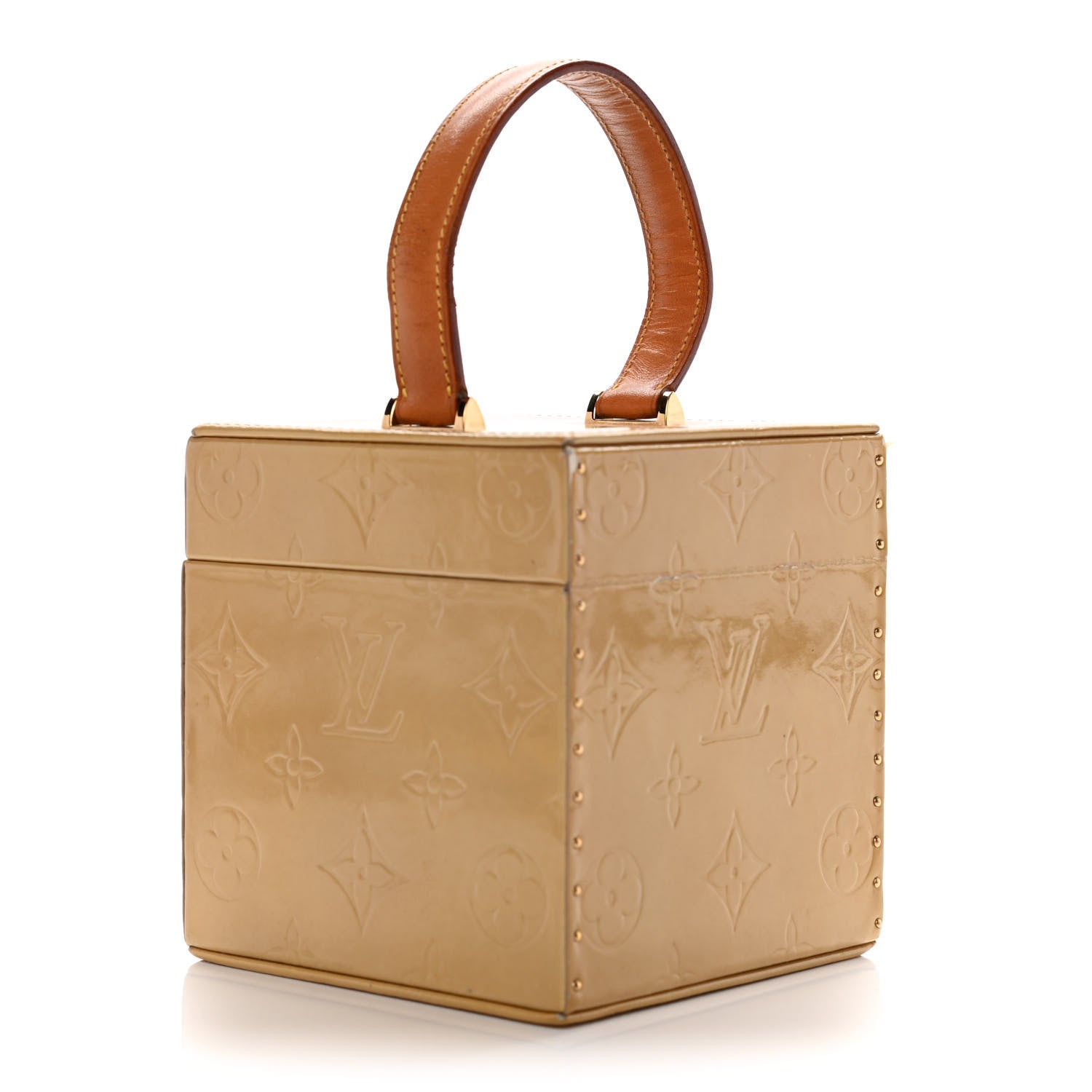 Louis Vuitton Vernis Bleecker Box Beige 3 of 14