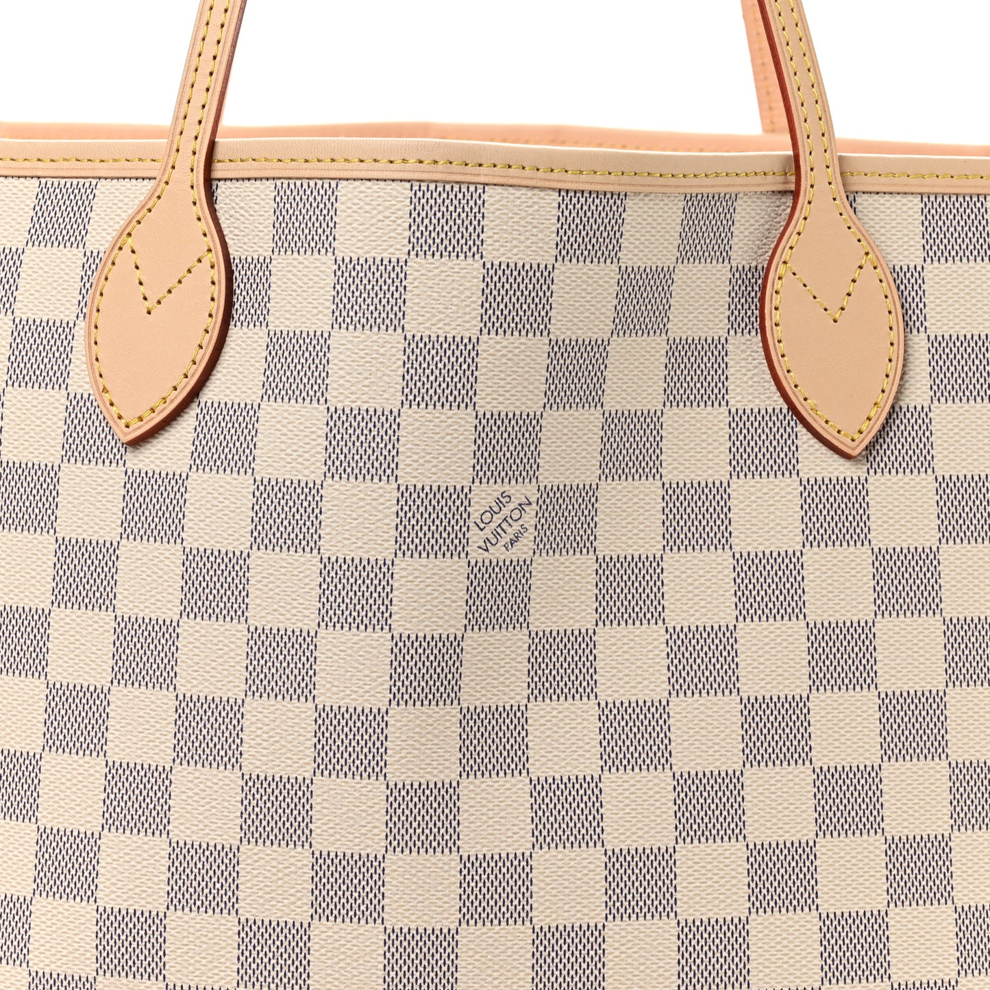 Damier Azur Neo Neverfull MM Rose Ballerine