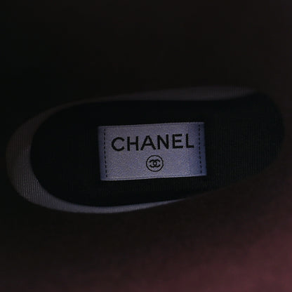 Chanel Caoutchouk CC High Boots 38 Black 8 of 10