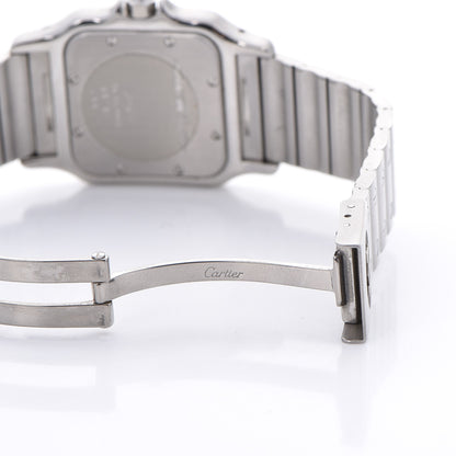 Cartier Stainless Steel 29mm Santos De Galbee Quartz Watch 8 of 10