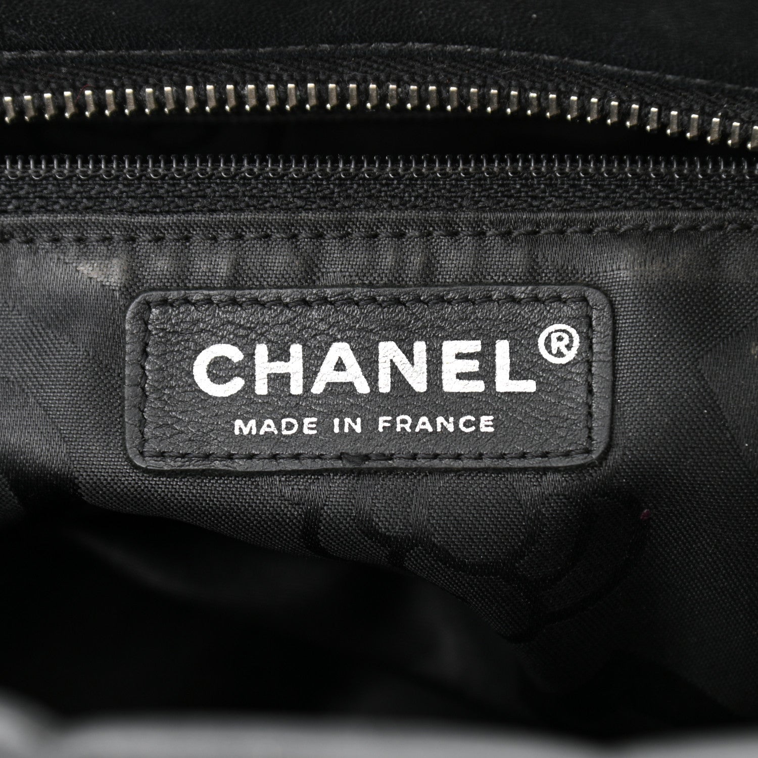 Chanel Lambskin Vertical Quilted Mademoiselle Satchel Black 7 of 10