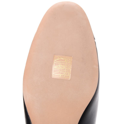 Chanel Lambskin Patent Cap Toe Ballerina Flats 38.5 Black 9 of 11
