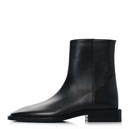 Balenciaga Calfskin Soft Rim Ankle Booties 37 Black 1 of 9