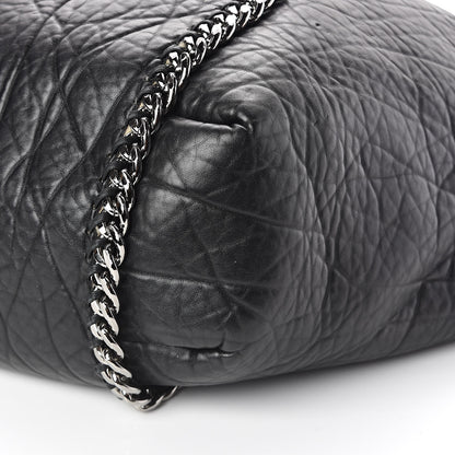 Stella McCartney Faux Shearling Chain Falabella Tote Black 9 of 9