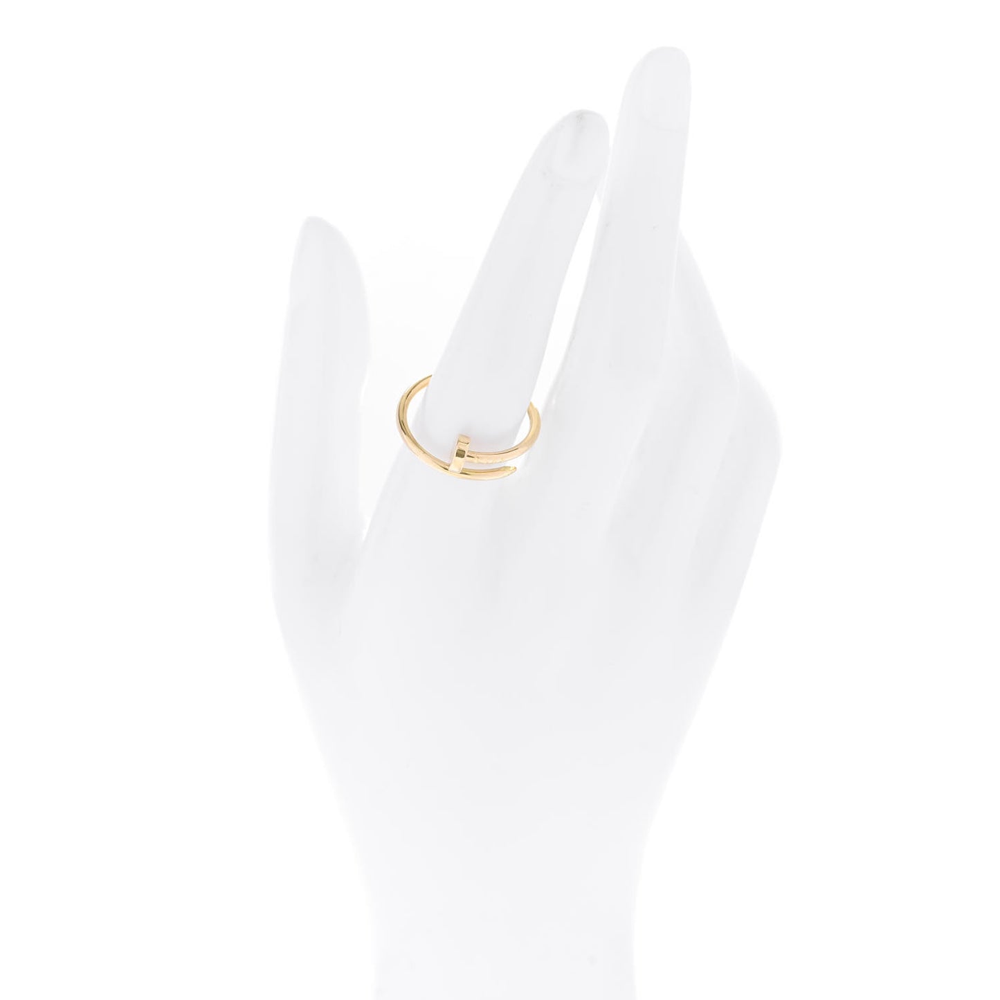 18K Yellow Gold Small Juste Un Clou Ring 58 8.25