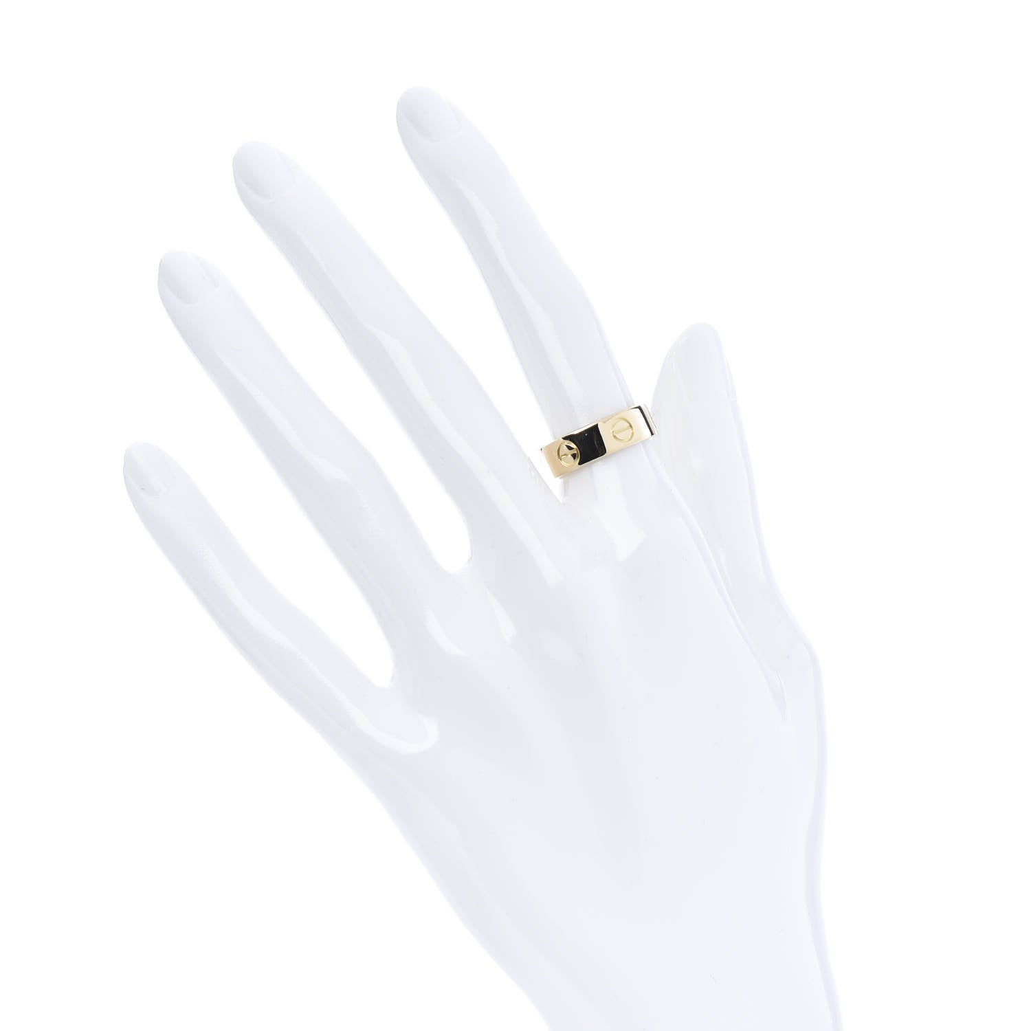 Cartier 18K Yellow Gold 5.5mm LOVE Ring 51 5.75 2 of 6