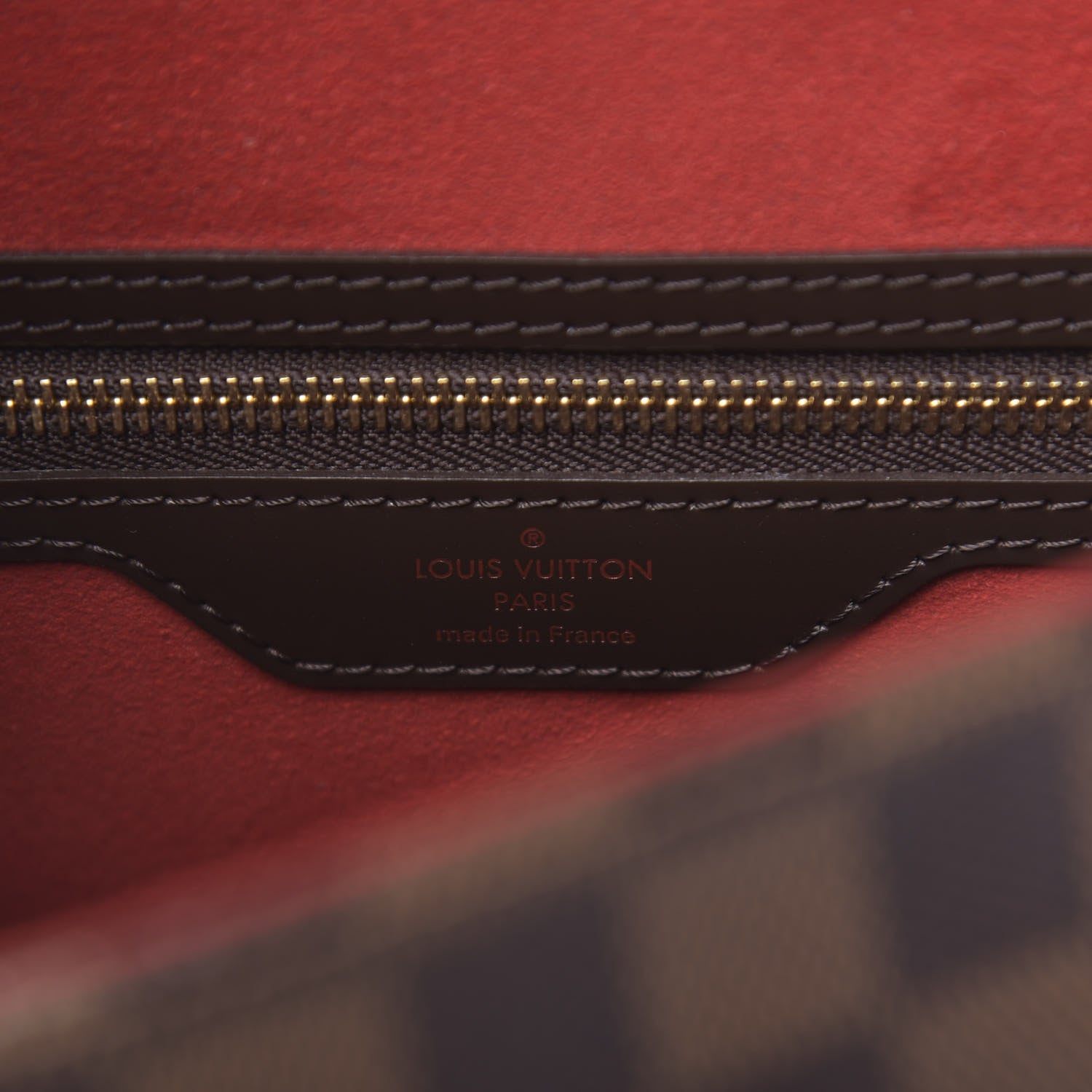 Louis Vuitton Damier Ebene Bergamo GM 6 of 9