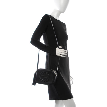 Gucci Pebbled Calfskin Small Soho Disco Bag Black 2 of 9