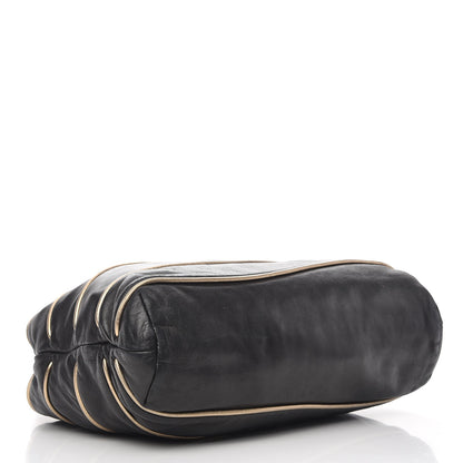 Chanel Lambskin Constructivism Tote Black 4 of 12