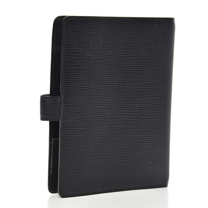Louis Vuitton Epi Medium Ring Agenda Black 2 of 9