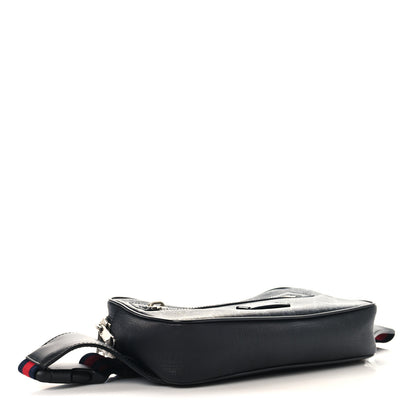 Gucci Soft GG Supreme Monogram Web Belt Bag Black Grey 4 of 11