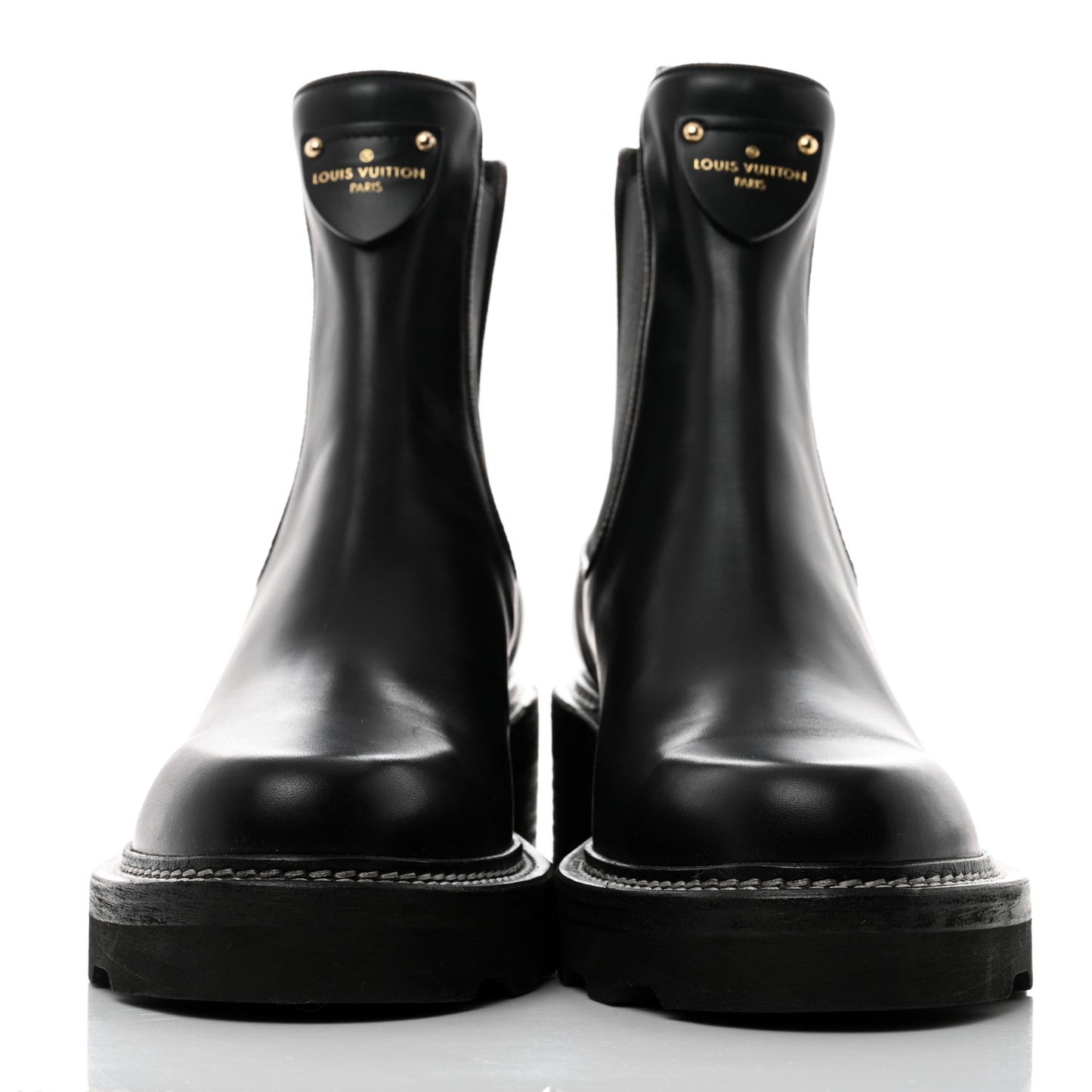 Calfskin Monogram Beaubourg Ankle Boots 41 Black