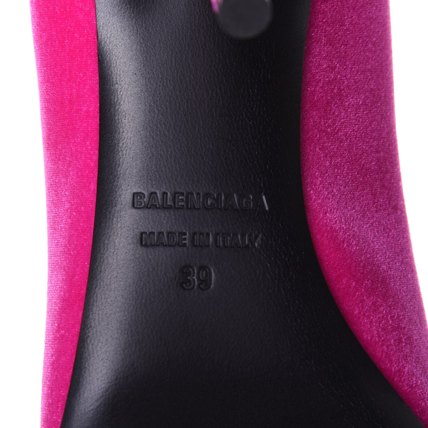 Velvet De Soie Pumps 39 Rose Fuchsia