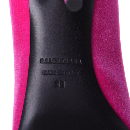 Balenciaga Velvet De Soie Pumps 39 Rose Fuchsia 8 of 11