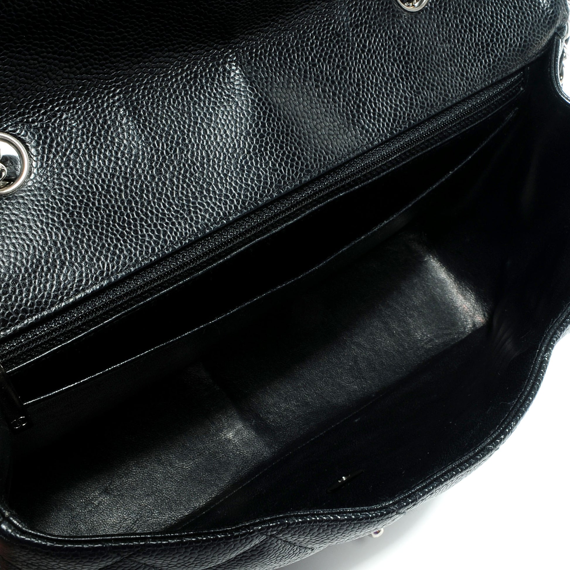 Chanel Caviar Jumbo Single Flap Black 5 of 7