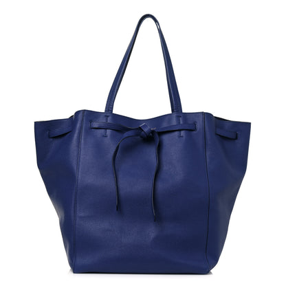 Celine Soft Grained Calfskin Medium Belt Cabas Phantom Indigo 1 of 14