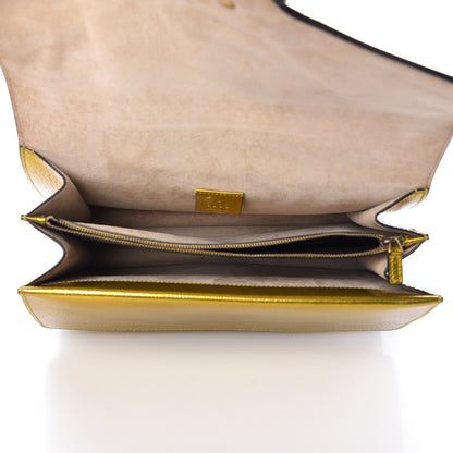 Gucci Metallic Calfskin Medium Dionysus Shoulder Bag Yellow 5 of 12