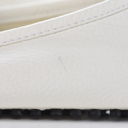 Gucci Road Calfskin Web Womens Horsebit Driver Loafers 40.5 Great White 7 of 11