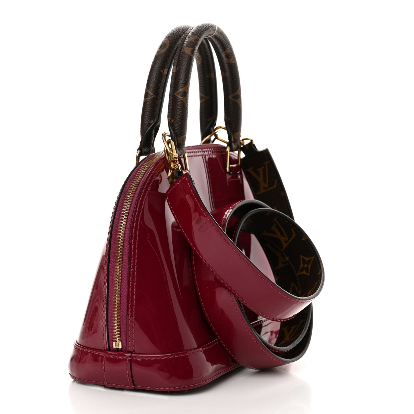 Patent Monogram Alma BB Magenta