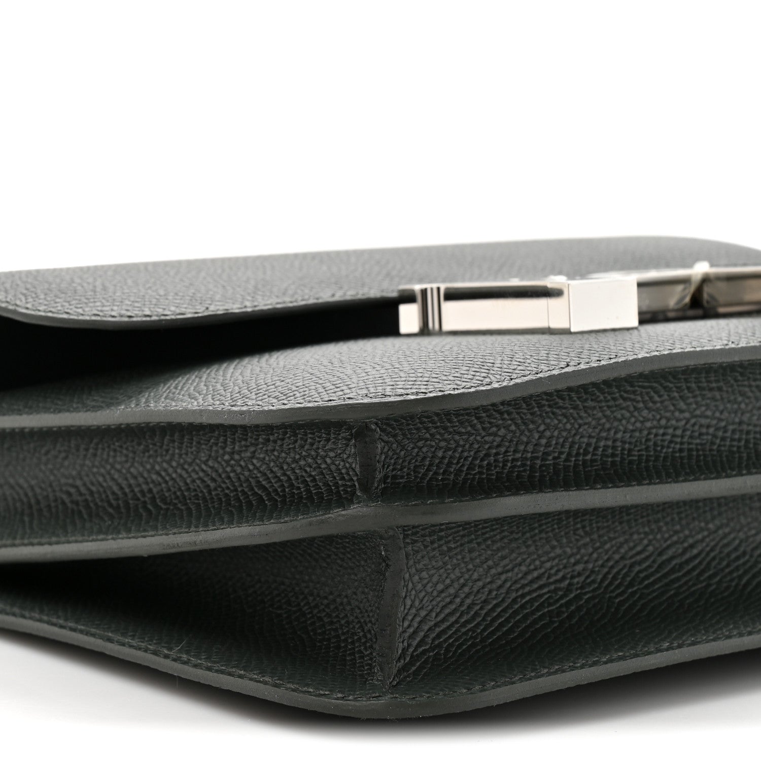 Hermes Epsom Enamel Constance 18 Vert Mangrove 12 of 14