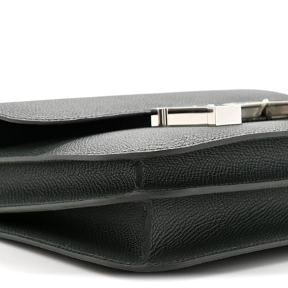 Hermes Epsom Enamel Constance 18 Vert Mangrove 12 of 14
