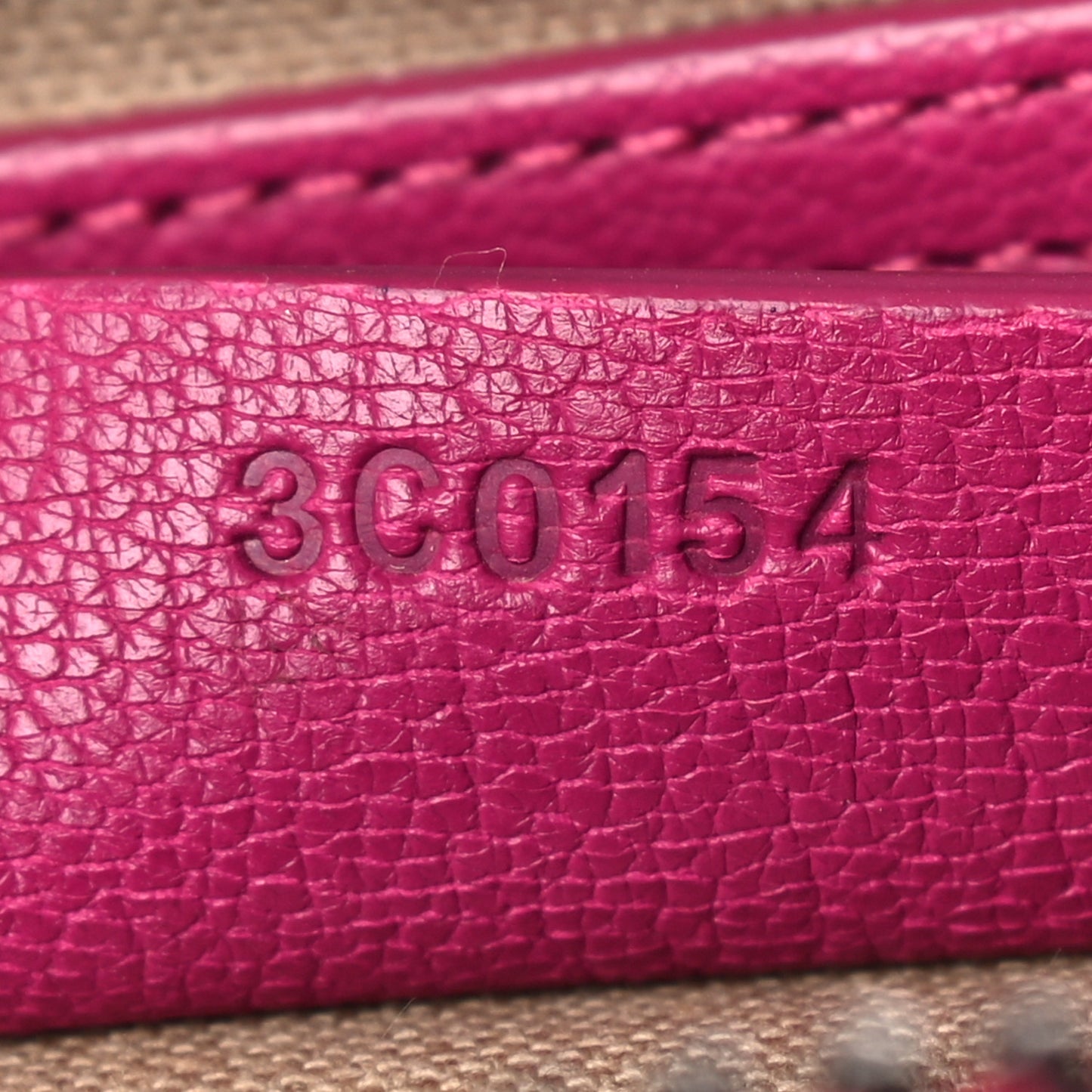 Sugar Goatskin Mini Antigona Magenta