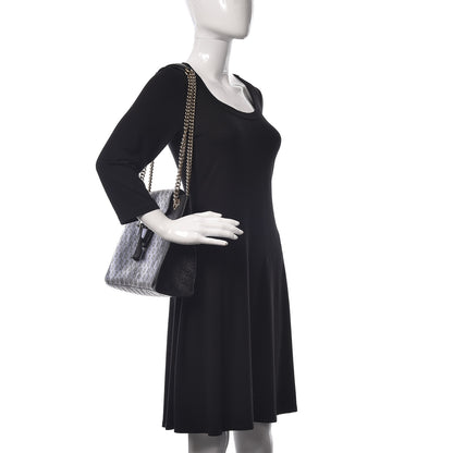 Gucci Guccissima Large Emily Chain Shoulder Bag Black 2 of 10