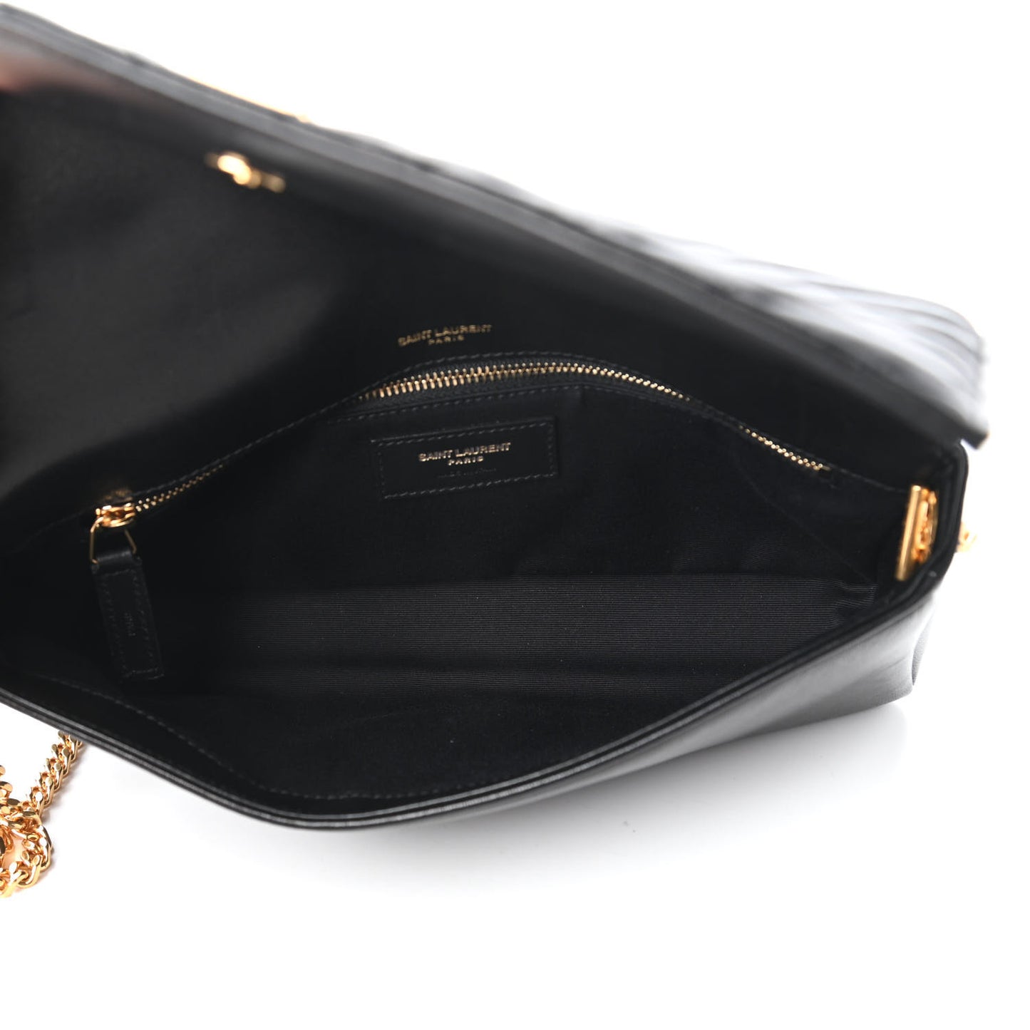 Lambskin Matelasse Monogram Kate 99 Black