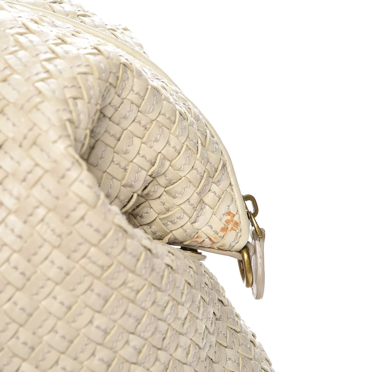 Nappa Linen Intrecciato Maxi Convertible Tote Mink