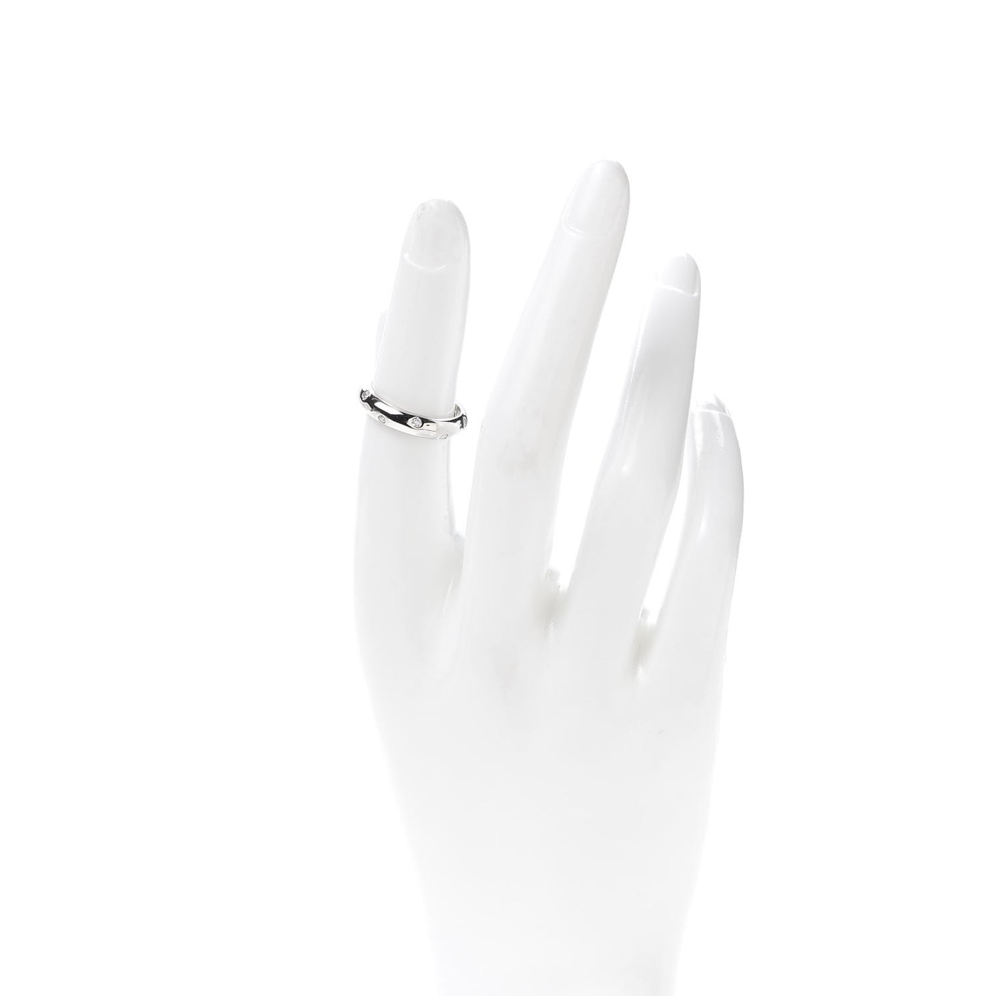 Platinum Diamond 4mm Etoile Band Ring 50 5.25