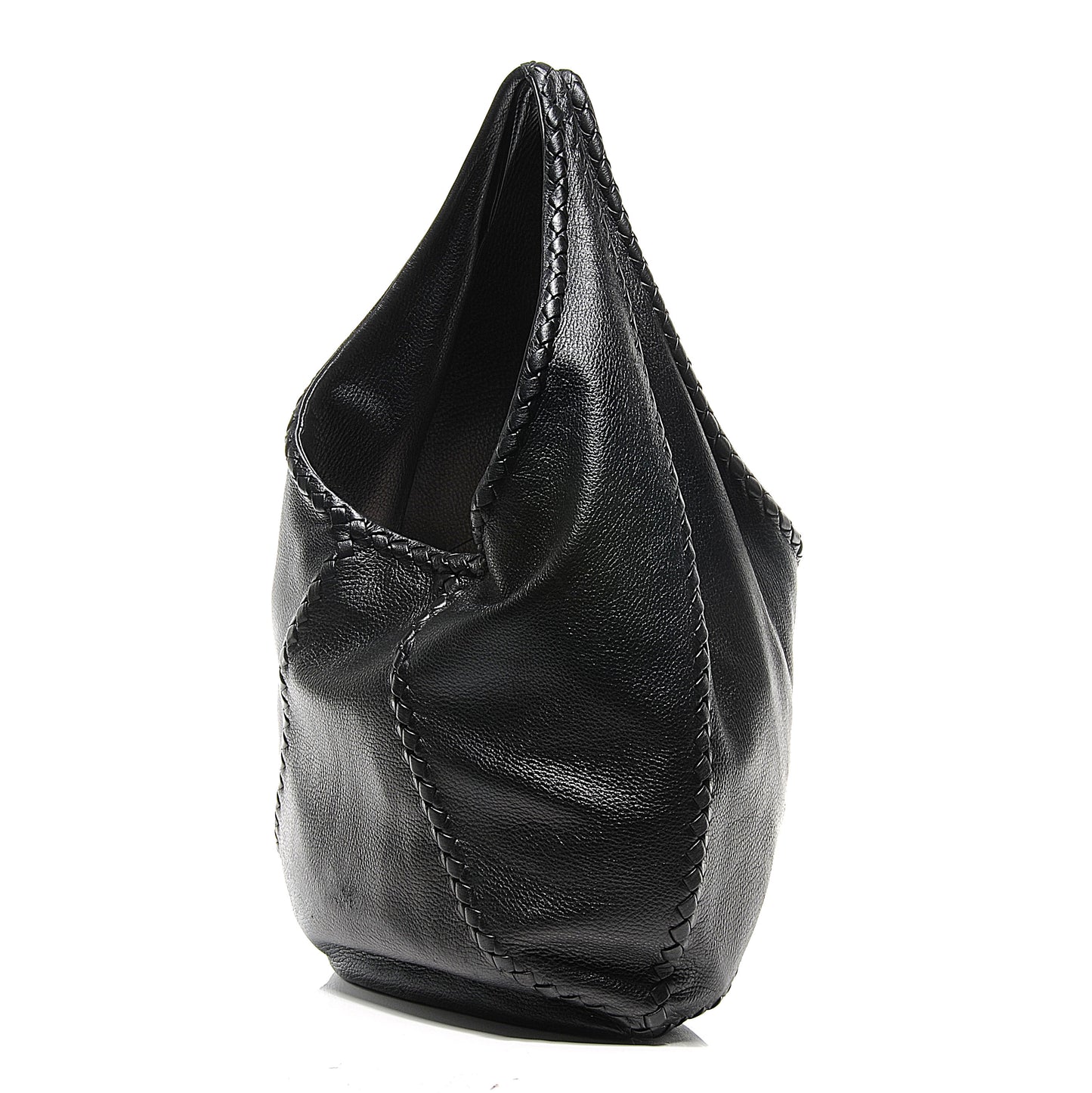 Cervo Deerskin Hobo Black